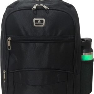 MOCHILA MASCULINA FEMININA NOTEBOOK ESCOLAR EXECUTIVA VIAGEM IMPERMEÁVEL CABO DE AÇO REFORÇADA RESISTENTE PRETA JOVEM JUVENIL TRABALHO