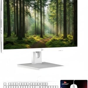 Computador All in One Grasep 23.8″ Full HD Intel Core i7-6500U, 16GB RAM, SSD M.2 256GB, Wi-Fi Dual Band, Windows 11 Pro com Teclado e Mouse, Branco