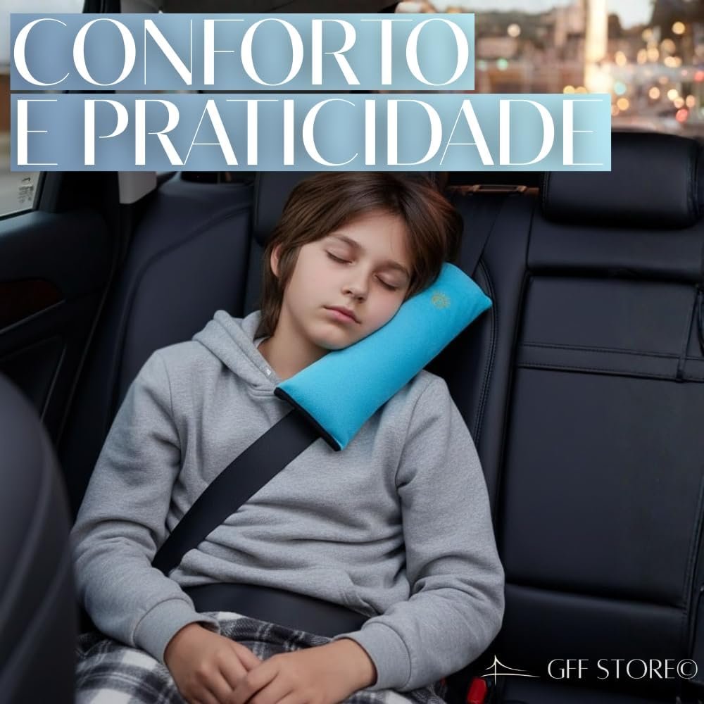 Almofada De Cinto De Segurança De Carro Protetor de Ombros para Automóvel Capa Para Proteção Dos Ombros Carros Protetor Conforto Premium - Imagem 5