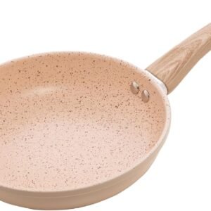 LYOR – Frigideira de Indução em Alumínio com Revestimento Cerâmico Granilite Bege 20cm