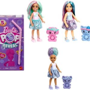 Barbie Pop Reveal Boneca Chelsea Doces Surpresas para crianças a partir de 3 anos