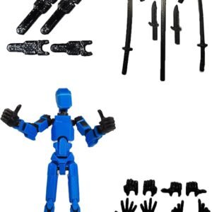 Kit De Montagem Brinquedo Articulado Dummy 13 | Diversas Cores Com Acessorios e Ima