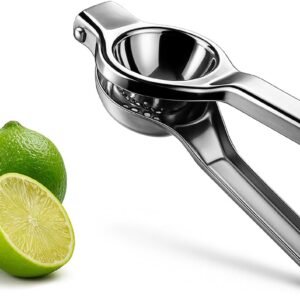 Espremedor De Limão Manual Em Aço Inox Premium Amassador Extrator de Suco