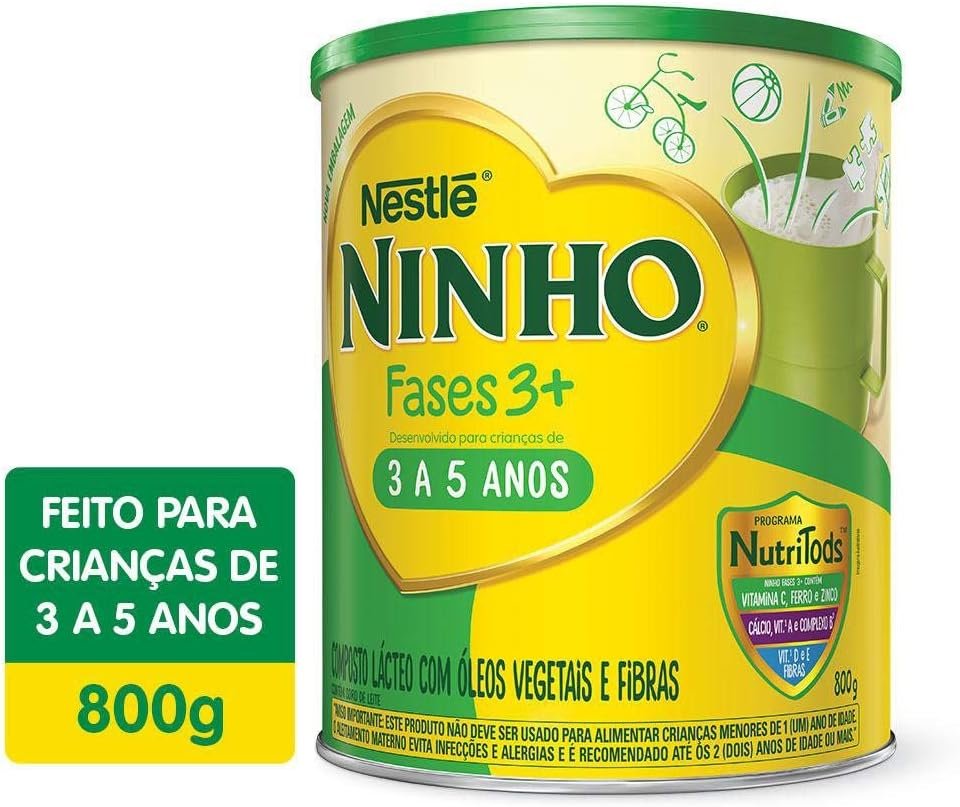 Ninho - Composto Lácteo Fases 3+, 800g - Imagem 5