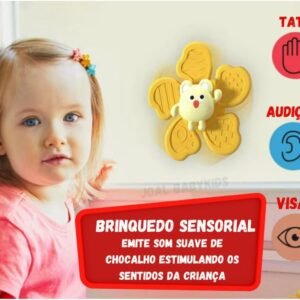 Brinquedo para Bebe Gira Com Estimulo Sensorial Spinner