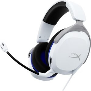 Headset Gamer HyperX Cloud Stinger 2 Core PS5 – para PlayStation, Headset Leve, Microfone com Função de Girar para Silenciar, Drivers de 40 mm, Branco (6H9B5AA) Headset Gamer HyperX Cloud Stinger 2 Core PS5 – para PlayStation, Headset Leve, Microfone com Função de Girar para Silenciar, Drivers de 40 mm, Branco (6H9B5AA)
