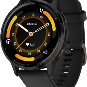 Garmin Relógio Venu 3 Preto 45mm com Monitor Cardíaco de Pulso e GPS