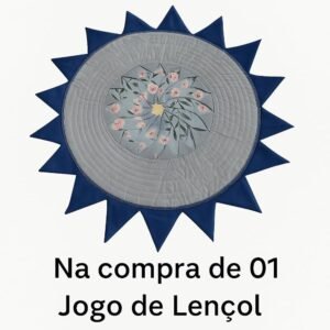 Jogo de Lençol 4 Peças Ponto Palito Percal 180 Fios Algodão Liso Vários Tamanhos (Azul, Super king)