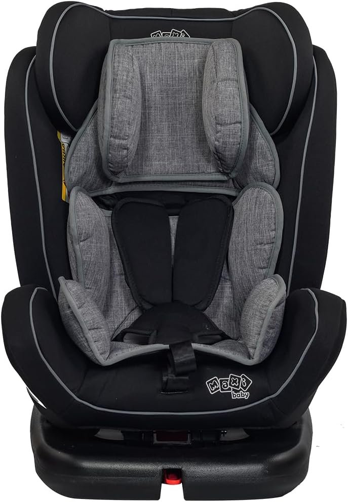 Maxi Baby Cadeira de Carro infantil Deluxe Rotação 360°, Sistema Isofix e Top Tether Grupo 0, 1,2,3 (0 a 36kgs), Cinza - Imagem 2