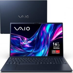 Notebook VAIO FE16 AMD® Ryzen 7-5825U Linux 32GB RAM 512GB SSD 16″ IPS WUXGA Antirreflexo – Cinza Grafite