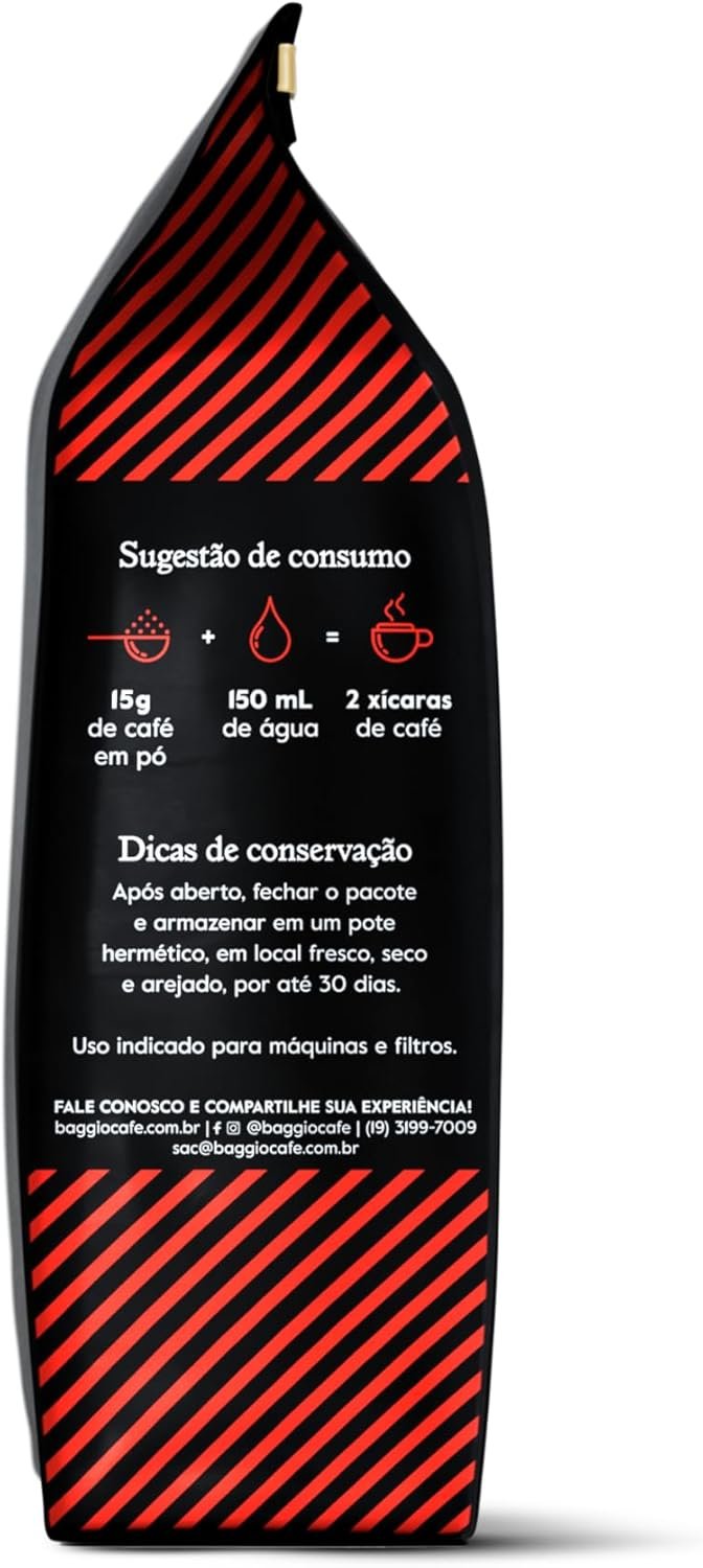 Baggio Café Café Torrado e Moído Bourbon 250g - Imagem 3