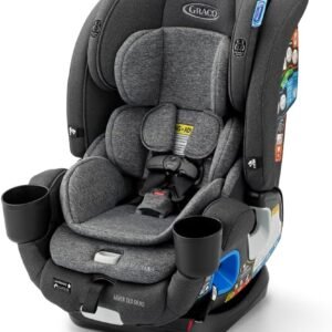 Graco Cadeira Infantil para Carro 4Ever® DLX Grad 5 em 1 com Sistema LATCH, Harrison, Cinza Chumbo