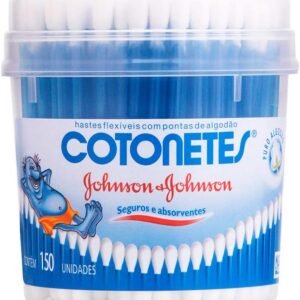 Cotonetes Hastes Flexíveis Pote,150un