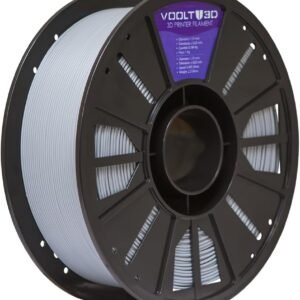 Filamento PLA Cinza Claro Velvet Premium 1Kg – Efeito Fosco – Voolt3D Oficial