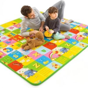 Tapete De Atividades Infantil Com Proteção Térmica Para Bebê 1,80 X 1,20m