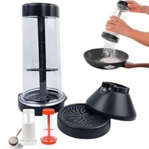 Tapioqueira Peneira Polvilhador Tapioca Farinha Beiju com Tampa Armazena e Peneira