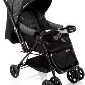 Cosco Kids, Carrinho de Bebê Reverse, Preto Rajado