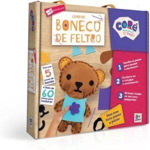 Toyster – Coleção Fazendo Arte: Boneco de Feltro – Ursinho – Coré