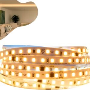 Fita Led 110v/220v Direta 120leds/m Rolo 10m Não Usa Fonte (Branco Quente 110v)