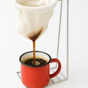 Coador de Café Individual Aço Cromado – Escritório ou Uso Doméstico