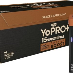 Pack YoPRO Bebida Láctea Energy Boost UHT Capuccino 15g de Proteínas 250ml – 24 Unidades Pack YoPRO Bebida Láctea Energy Boost UHT Capuccino 15g de Proteínas 250ml – 24 Unidades
