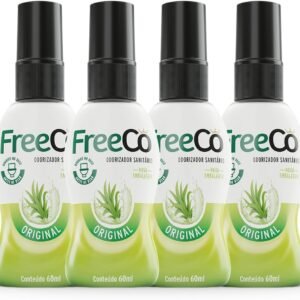 Freecô Bloqueador De Odores Sanitários – Original 60ml Pack com 4 unidades