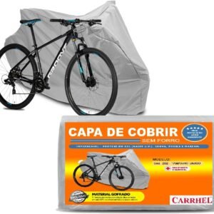 Capa para bicicleta impermeavel proteção UV Silver