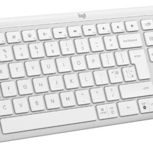 Teclado sem fio Logitech Signature Slim K950 Com Easy-Switch para até 3 dispositivos, Digitação Silenciosa, Conexão Bluetooth ou Receptor USB Logi Bolt Incluso e Layout US INTL – Branco