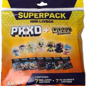 Fun Divirta-se PKXD Gogo’s Superpack – Mini Livros e 7 Gogo’s Diversos – 3+