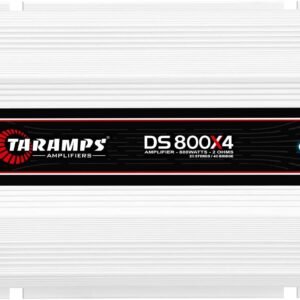 Módulo Taramps DS 800×4 2 ohm 800 W RMS 4 Canais Amplificador Som Automotivo