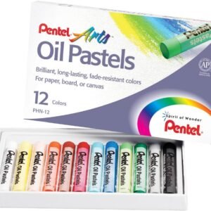 Giz Pastel Oleoso Pentel Arts 12 Cores
