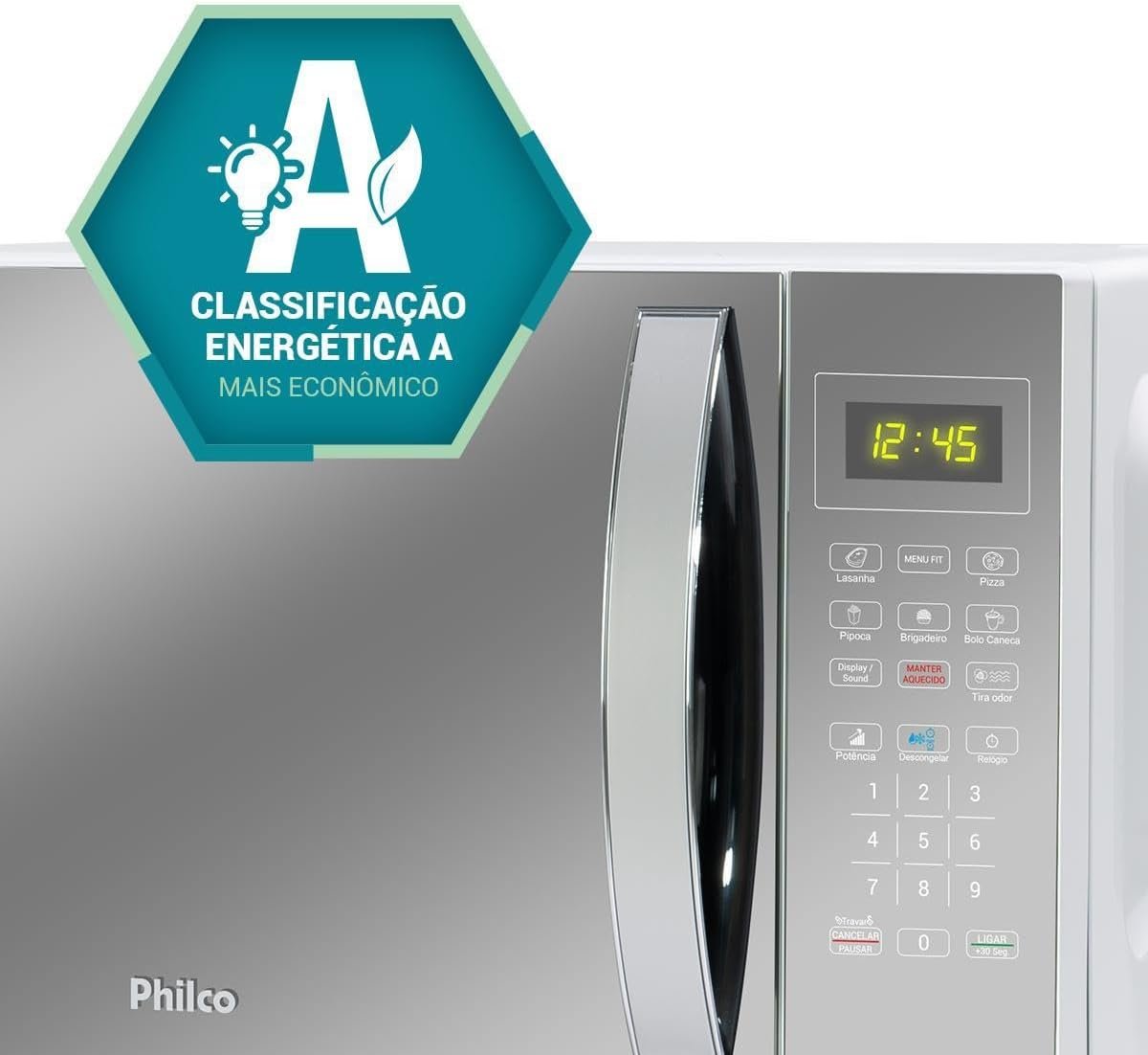 Micro-ondas 33L Philco Limpa Fácil PMO38E 1400W 220V - Imagem 4