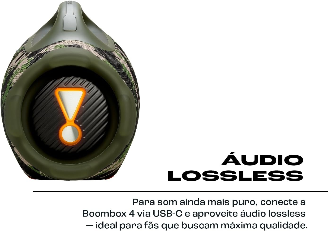 JBL, Caixa de Som, Boombox 4, Bluetooth, Som JBL Pro, AI Sound Boost, Graves Personalizáveis, Bateria de até 34h, IP68, Áudio Lossless – Squad - Imagem 5