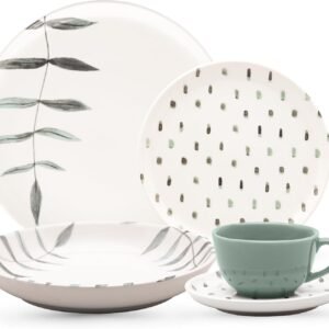 Oxford Aparelho De Jantar 30 Peças Flat Samambaia