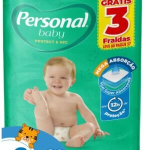 Personal Fralda Baby Protect&Sec G, Leve 60 Pague 57 Unidades