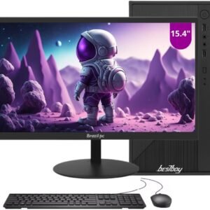Computador Completo i5 4GB RAM HD 500GB Monitor 15.4” HDMI + VGA Windows 10 Trial Teclado e Mouse