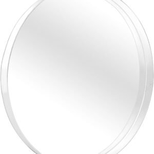 Espelho Decorativo Round Interno Branco 30 cm Redondo