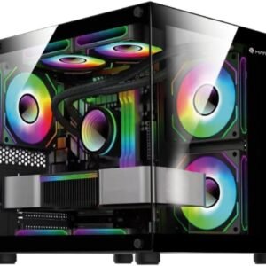 PC Gamer Preto Ryzen 7 5700G, 32 GB DDR4, SSD M.2 NVMe 1TB, Fonte 500W 80 Plus, Placa Mãe A520