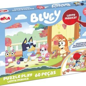 Puzzle Play 60 peças – Lente Mágica – Bluey