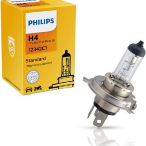 Lâmpada Farol H4 12V 60/55W – Philips 12342C1 Lâmpada Farol H4 12V 60/55W – Philips 12342C1