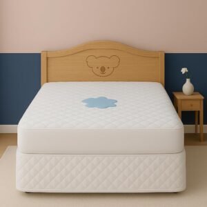 Capa Impermeável Protetor para Colchão Viuvo – 4 Camadas de Proteção – 100% Impermeável – Respirável e Não faz barulho (Branco, Viuvo)