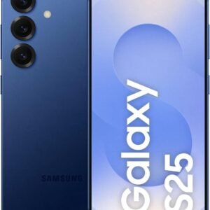 Celular Samsung Galaxy S25 5G, 256GB, 12GB RAM, Câmera Tripla de 50+12+10, Tela Grande de 6.2″, Azul Marinho