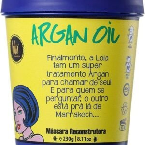 Argan Máscara de Hidratação 230g , Lola Cosmetics