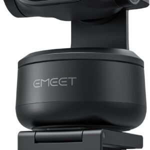 EMEET PIXY Dual-Camera AI-Powered PTZ Camera 4K, AI Tracking, PDAF&AI Autofocus 0.2s, 1/2.55” Sensor, 3 Mics, Presets, Gesture Control, 4K Webcam for Streaming and OBS/Twitch/Switch 2 Compatible