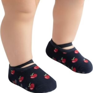 Meia BEBÊ Sapatilha com Viés e Sola com Antiderrapante Selene Meninas