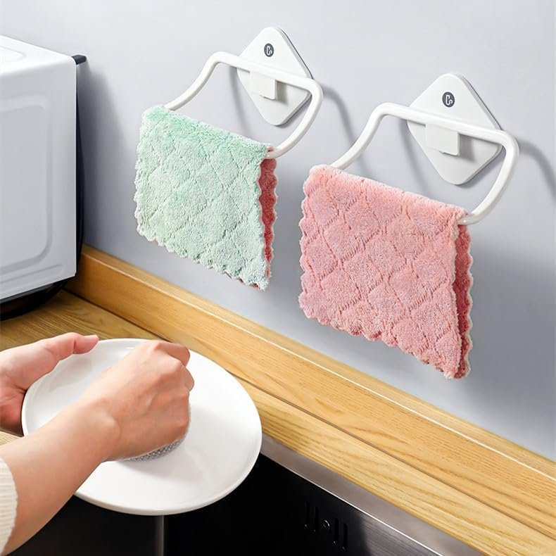 Kit 10 Pano Mágico Microfibra Reutilizável: Super Absorção para Limpeza. Cozinha, Carro, Casa. Não Risca - Imagem 4