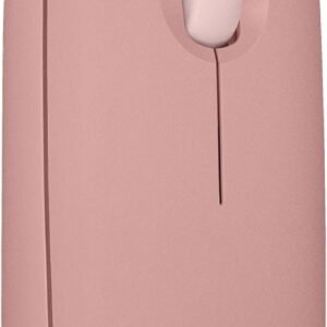 Mouse sem fio Logitech Pebble 2 M350s com Clique Silencioso, Design Slim Ambidestro, Conexão Bluetooth e Pilha Inclusa – Rosa