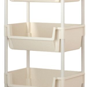 Carrinho Organizador Multiuso 3 Prateleiras com Rodinhas para Cozinha Banheiro Salão Manicure Cabeleireiro (Branco) Carrinho Organizador Multiuso 3 Prateleiras com Rodinhas para Cozinha Banheiro Salão Manicure Cabeleireiro (Branco)