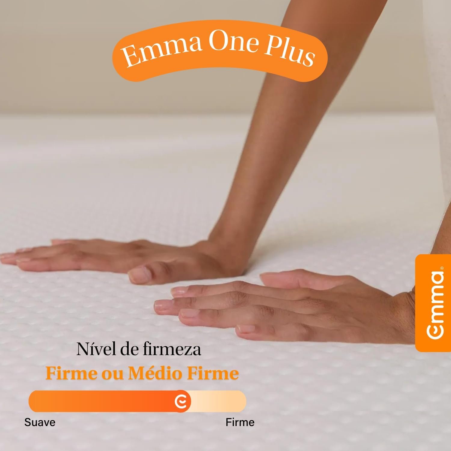 Colchão Solteiro Emma One Plus – com tecnologia alemã, 100 noites de teste e 10 anos de garantia. - Imagem 5