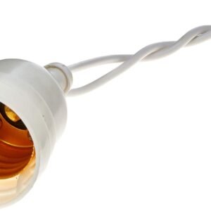 Foxlux Bocal Pendente com Rabicho Plástico Branco